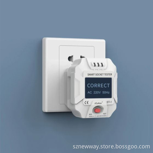 DUKA ST-1 Outlet Tester with Voltage 90-250V